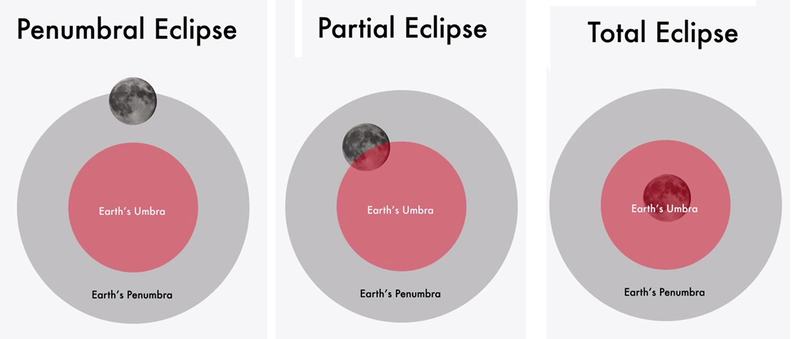 Illustration for article titled ¿Cómo y a qué hora se podrá ver el eclipse lunar total del martes 15?